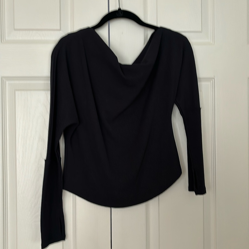 Free People We the Free Fiji off the shoulder thermal top NWOT